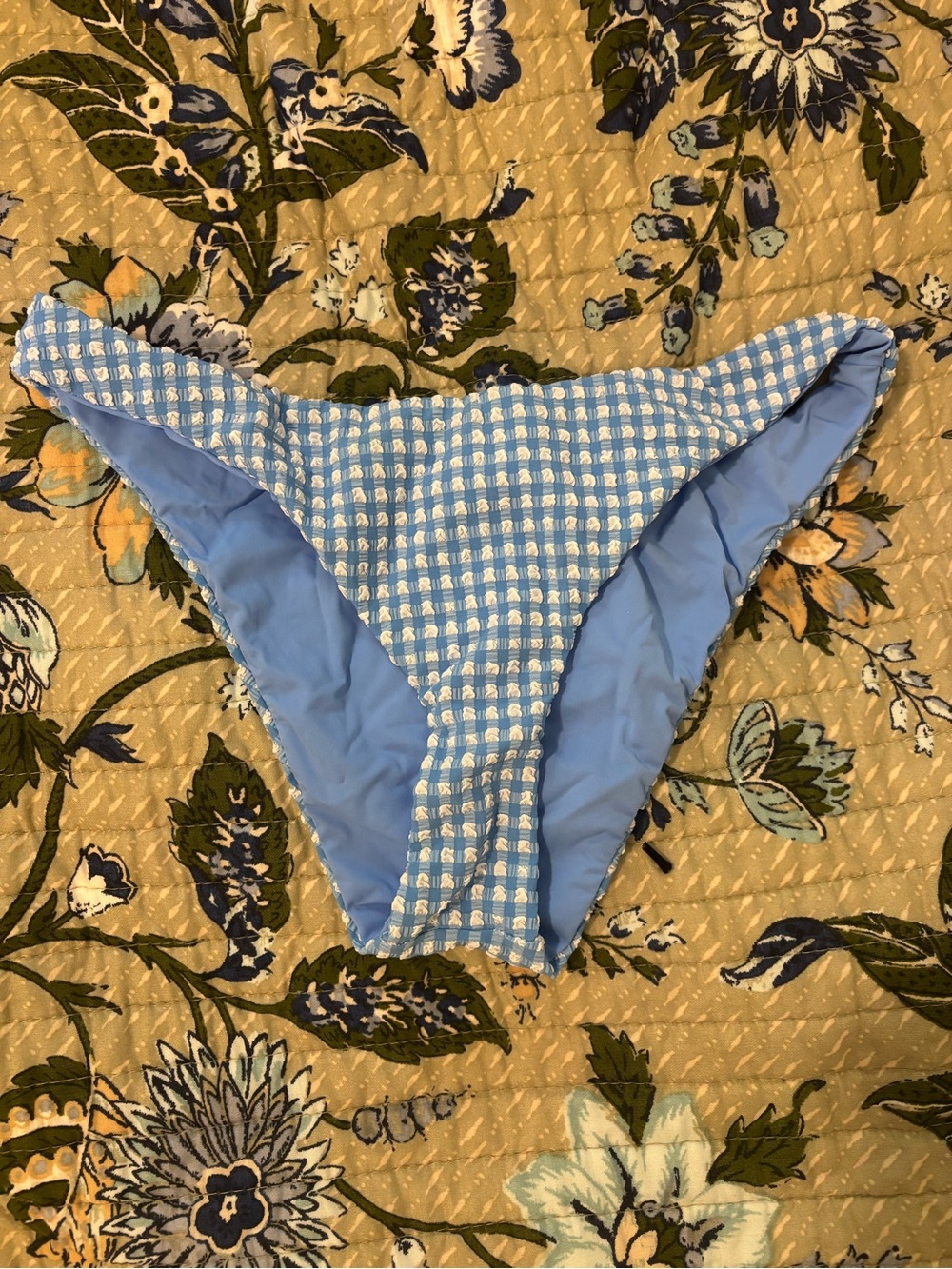 Dippin Daisys Blue Gingham Bikini Bottoms - Picture 3 of 5